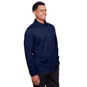 CrownLux Performance® Men's Plaited Button-Down